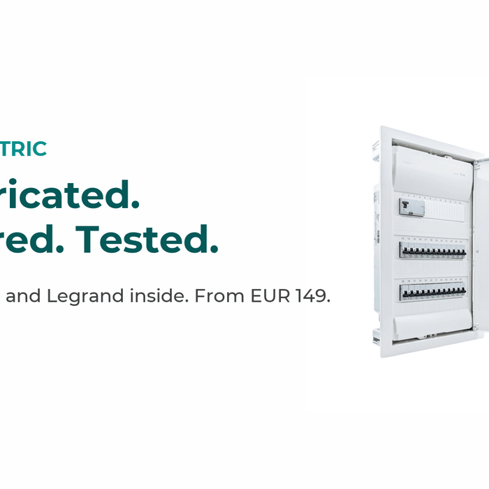 Gabby Electric pre-wired distribution boards: prefabricated, pre-wired and tested