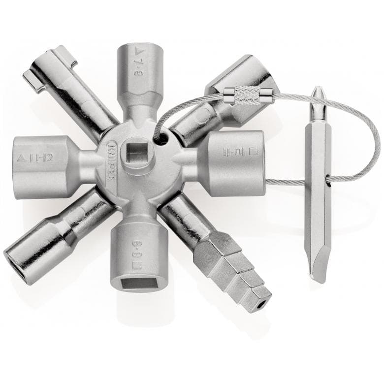 00 11 01 Knipex Knipex Twinkey® Control Cabinet Key For All Standard Cabinets And Shut - Off Systems