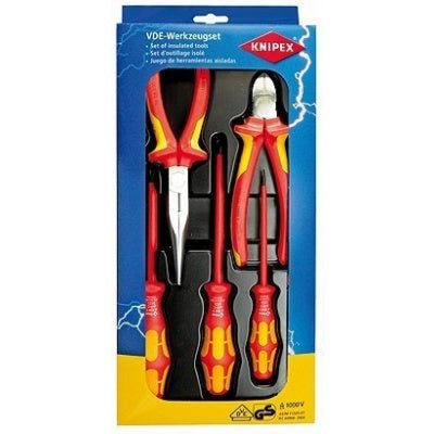 00 20 13 Knipex VDE Tool Set 5 Parts - 2616200, 7006160 - Gabby Electric