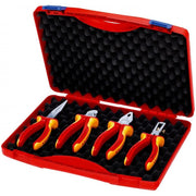 00 20 15 Knipex Tool Box "RED" Electric Set 1, 4 Parts - Gabby Electric