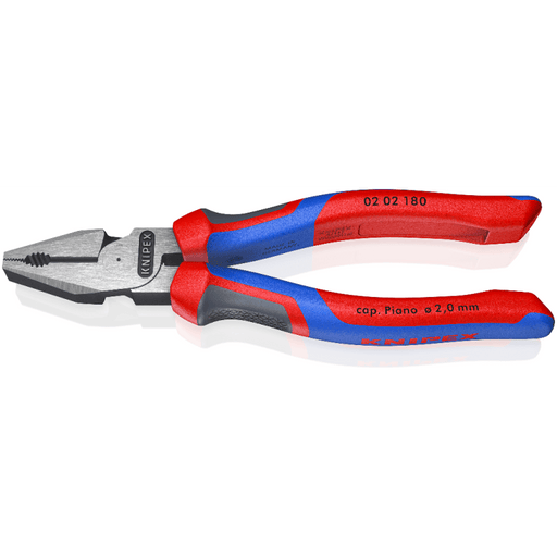 02 02 180 Knipex High Leverage Combination Pliers Length: 180mm - Gabby Electric