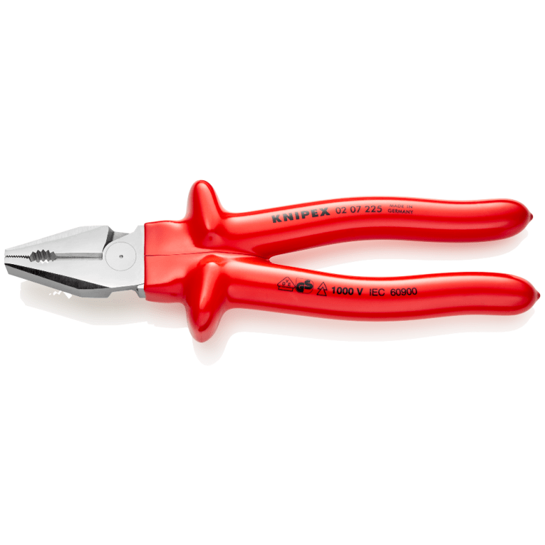 02 07 225 Knipex Combination Pliers Length: 225mm - Gabby Electric