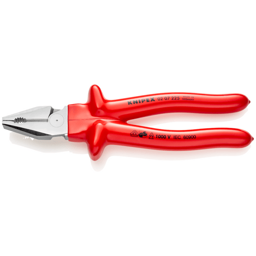 02 07 225 Knipex Combination Pliers Length: 225mm - Gabby Electric