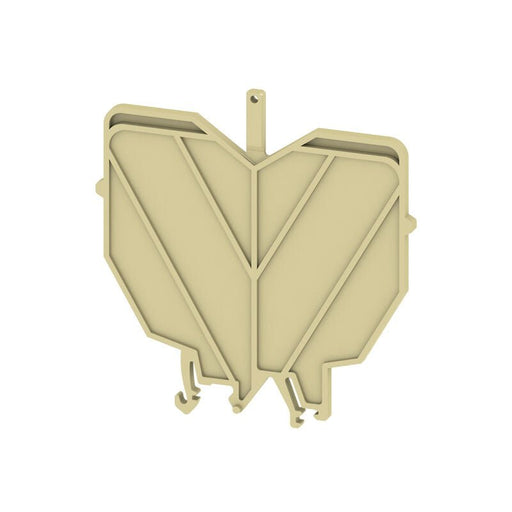 0485760000 Weidmuller HP 3 ADP3 End and Partition Plate for Terminals, Beige, H - 82mm, W - 3mm, V - 2, PA 66