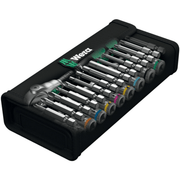 05004016001 Wera 8100 SA 6 Zyklop Speed Ratchet Set, 1/4" Drive, Metric, Set of 28pcs