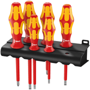05006145001 Wera 160 i/6 Rack Screwdriver Set Kraftform Plus Series 100 + Rack, Set of 6pcs