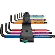 05022089001 Wera 950/9 Hex - Plus L - key Set, Metric, Multicolour, Set of 9pcs