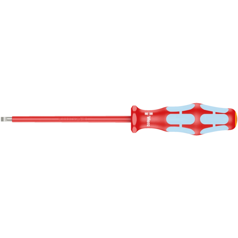 05022730001 Wera 3160i VDE Screwdriver, Insulated, Slot, 0.6x3.5x100mm, Stainless Steel