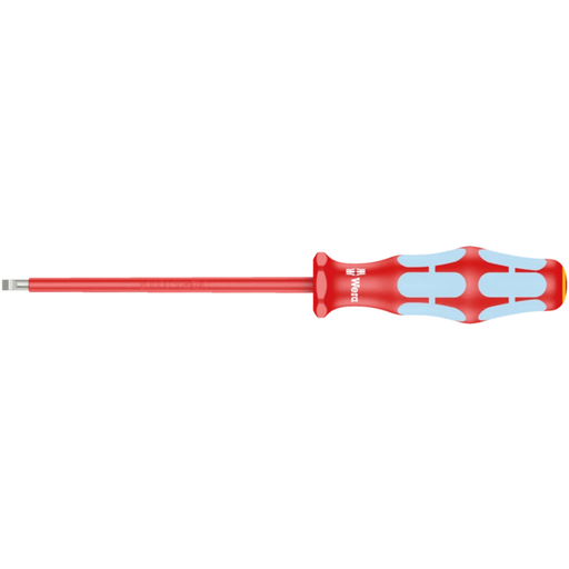 05022730001 Wera 3160i VDE Screwdriver, Insulated, Slot, 0.6x3.5x100mm, Stainless Steel