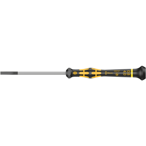 05030103001 Wera 1578 A ESD Kraftform Micro Screwdriver for Slotted Screws 2x0.4mm