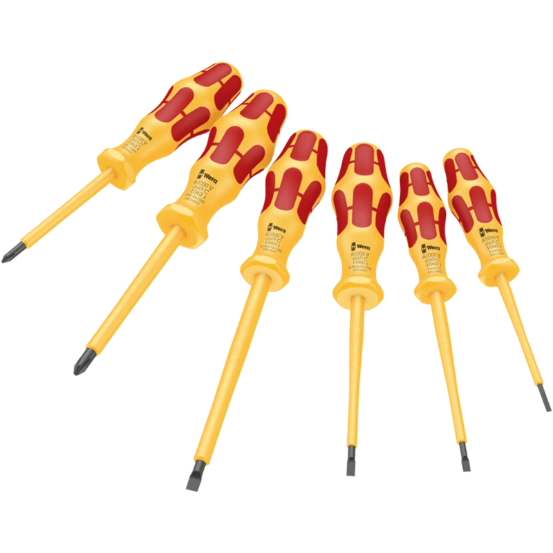 05051575001 Wera 1060 i/1062 i/6 Kraftform VDE Screwdriver Set, Set of 6pcs.