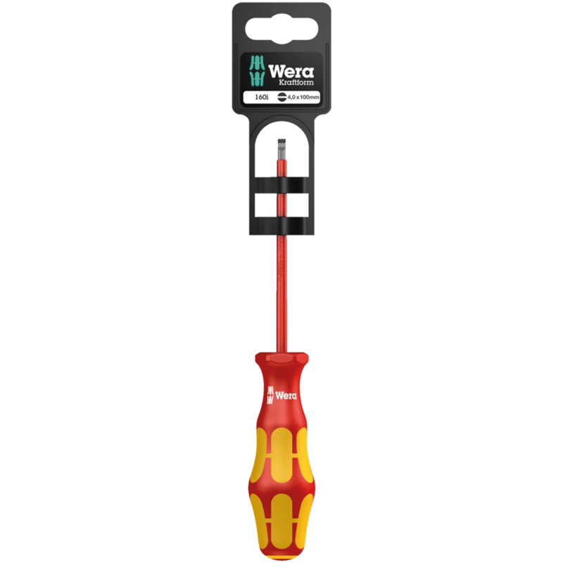 05100002001 Wera 160 i SB VDE Insulated Slotted Screwdriver, 0.6x3.5x100mm