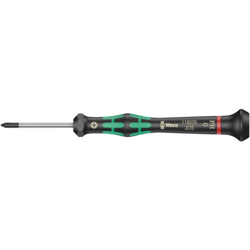 05118026001 Wera 2050 PH Screwdriver for Phillips Screws for Electronic Applications, PH0x40mm
