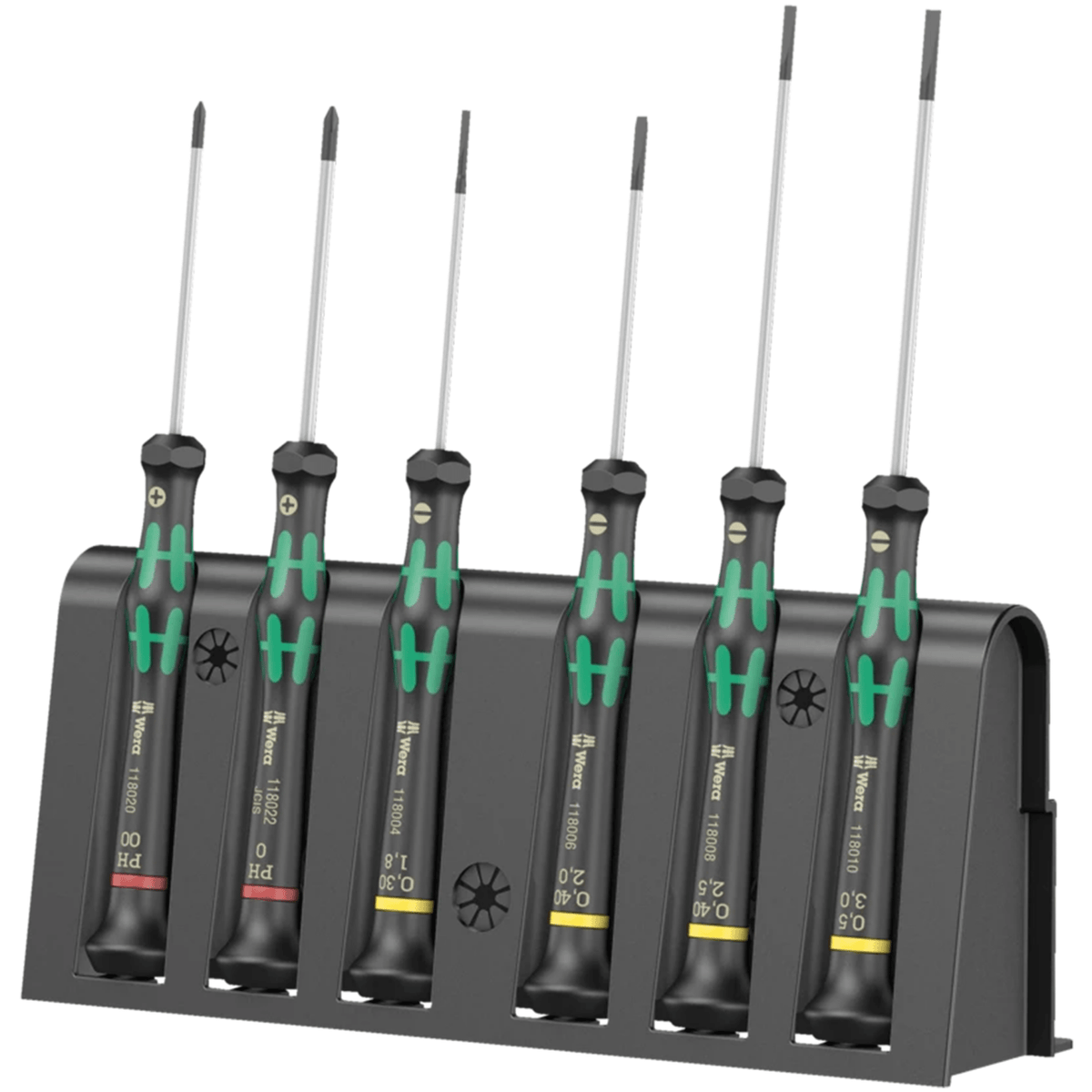 Wera 05118150001 2035/6 A Screwdriver Set Rack 6pcs Electronics — Gabby ...