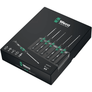 05118152001 Wera 2035/6 B Screwdriver Set and Rack for Electronic Applications, Set of 6pcs.