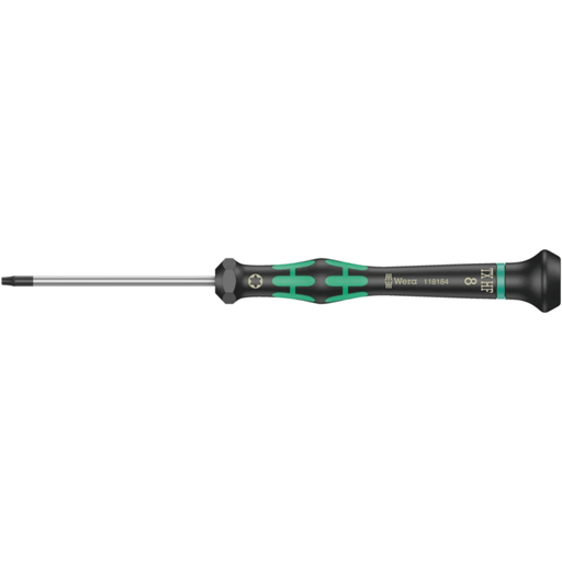 05118184001 Wera 2067 TORX® HF Screwdriver with Holding Function for Electronic Applications, TX 08x60mm - Gabby Electric