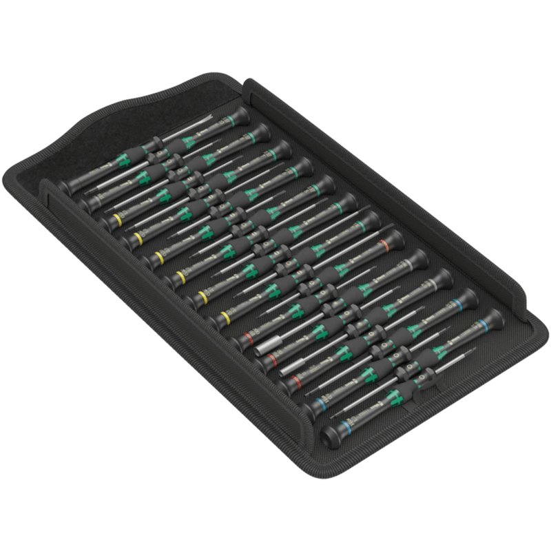 05134000001 Wera Kraftform Micro Big Pack 1 Screwdriver Set for Electronic Applications, Set of 25pcs