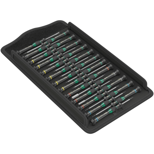 05134000001 Wera Kraftform Micro Big Pack 1 Screwdriver Set for Electronic Applications, Set of 25pcs - Gabby Electric