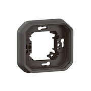 069606L Legrand Plexo Flush Mounting Waterproof Support Frame 1 Gang IP55, anthracite - Gabby Electric