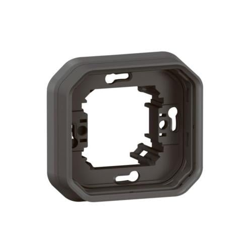 069606L Legrand Plexo Flush Mounting Waterproof Support Frame 1 Gang IP55, anthracite - Gabby Electric