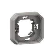 069681L Legrand Plexo Flush Mounting Waterproof Support Frame 1 Gang IP55, grey - Gabby Electric