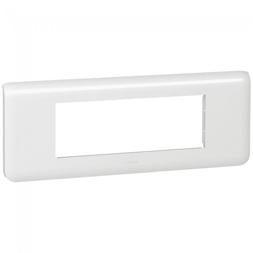 078816 Mosaic Plate 6 horizontal modules, white - Gabby Electric