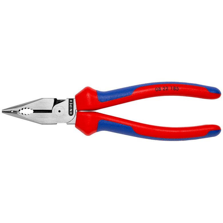 08 22 185 Knipex Needle - Nose Combination Pliers Length: 185mm - Gabby Electric