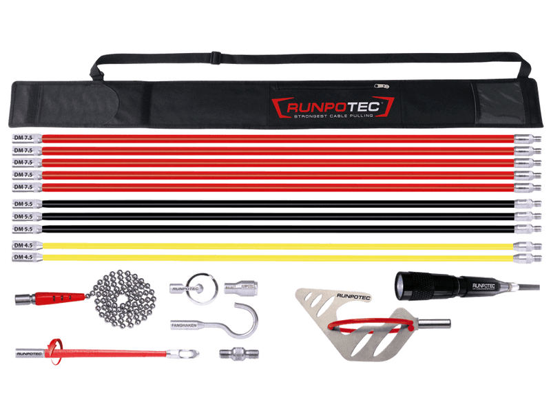 10020 Runpotec RUNPOSTICK COMFORT Cable Pulling Aids For Not Guided Pipelines (19 parts) - Gabby Electric