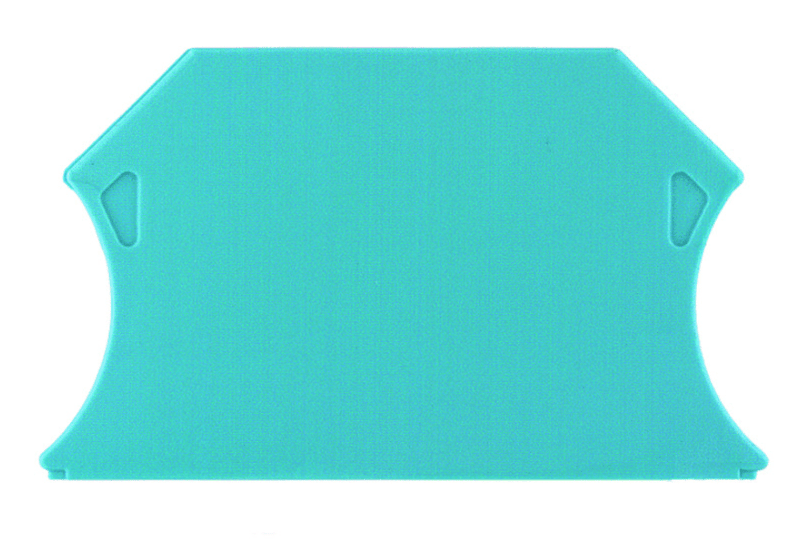 1050080000 WAP 2,5 - 10 BL W - Series end plate, blue - Gabby Electric