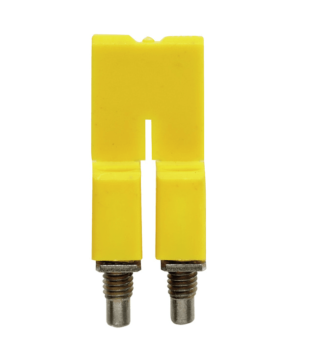 1053660000 Weidmuller WQW 2,5/2 W - Series Terminal Cross - Connector 2P 32A, Yellow - Gabby Electric