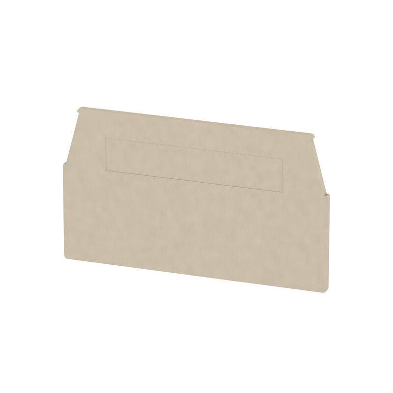 1074600000 Weidmuller WTR2.5/ZZ End Plate for Terminals, Dark Beige, H - 60.3mm, W - 1.5mm