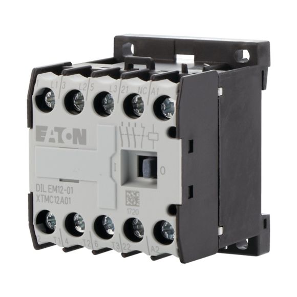 127137 DILEM - 12 - 01 - G Mini contactor 3P 12A 5,5kW 24VDC 1NC