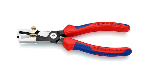 13 62 180 Knipex Knipex Strix® Insulation Strippers With Cable Shears Length: 180mm - Gabby Electric