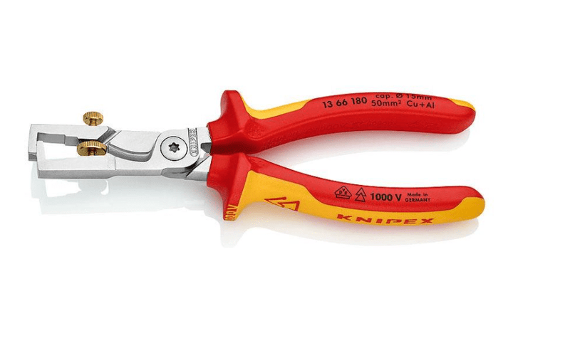 13 66 180 Knipex Knipex Strix® Insulation Strippers With Cable Shears Length: 180mm - Gabby Electric