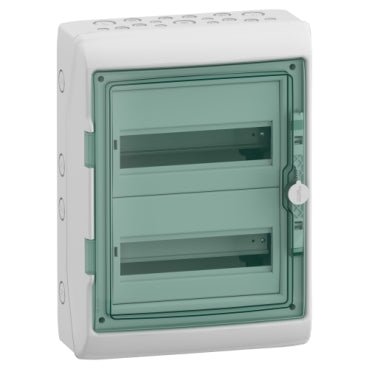 13433 Schneider Electric Kaedra Enclosure For Modular Device, 2x12 Modules, 2 Terminal Blocks - Gabby Electric