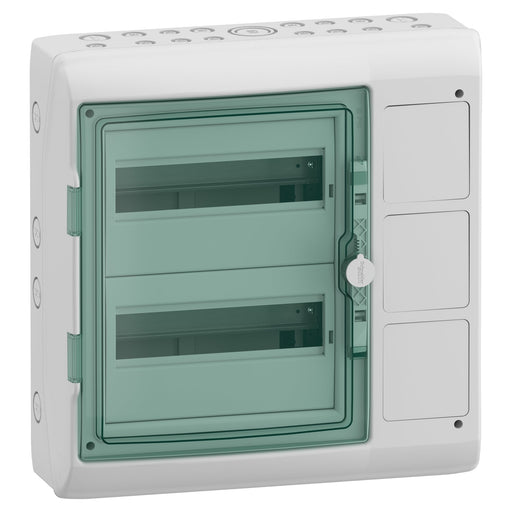 13991 Kaedra - for modular device with interface - 2x12 modules - 1+1 terminal blocks - Gabby Electric