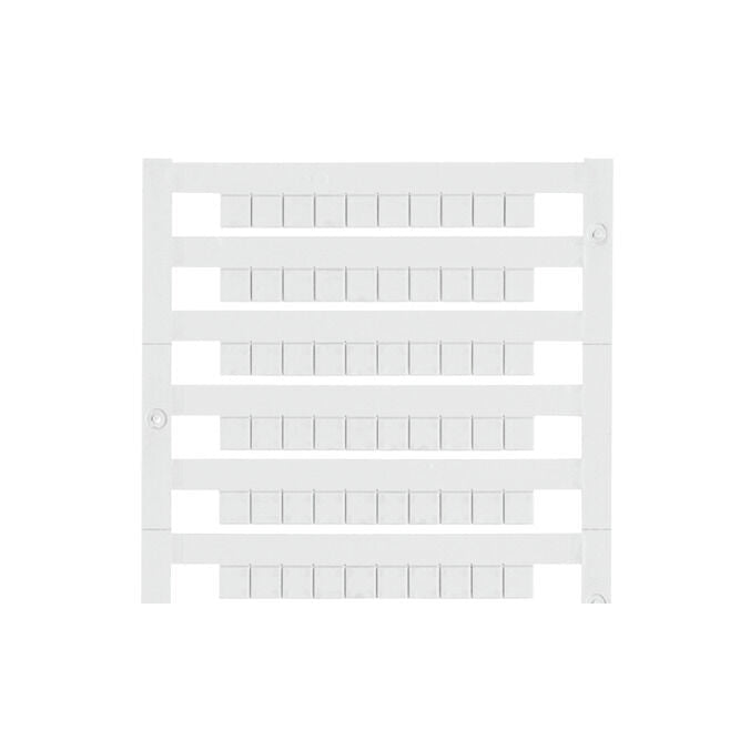 1609801044 Weidmuller DEK 5/5 MC NE WS Terminal Marker, 5x5mm, White - set of 100
