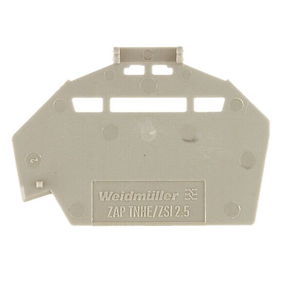 1610840000 Weidmuller ZAP TNHE/ZSI2.5 End Plate