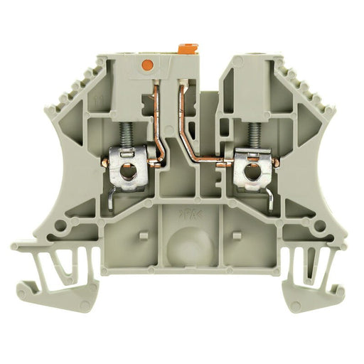 1855620000 Weidmuller WTR 2.5 STB2.3 Test - Disconnect Terminal, 2.5mm² 24A 500V, Dark Beige