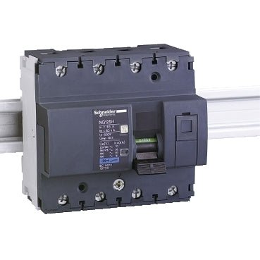 18737 Schneider Electric Miniature Circuit Breaker (MCB), Acti9 NG125H, 4P C40A, 36kA