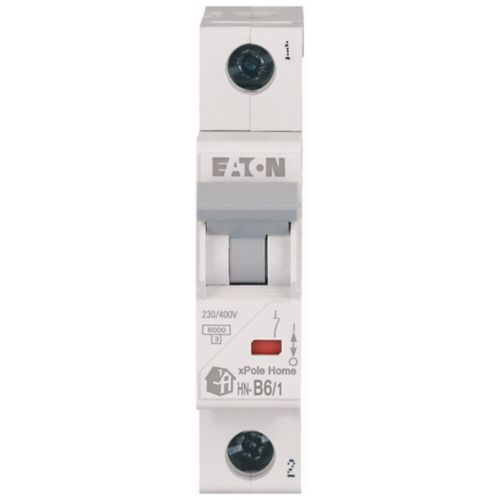 194818 Eaton HN - B6/1 Miniature Circuit Breaker 1P B6A - Gabby Electric