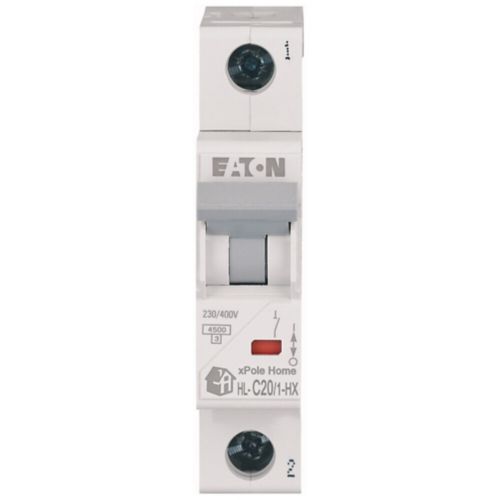 194832 Eaton HN - C20/1 Miniature Circuit Breaker 1P C20A - Gabby Electric