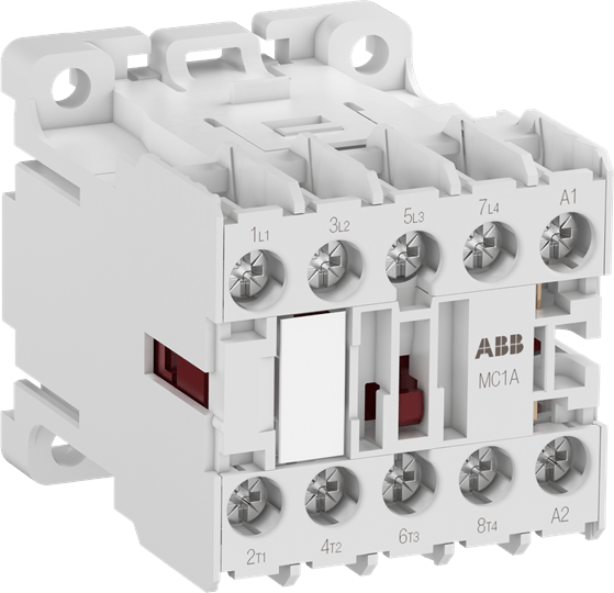 1SAL103004R9901 MC1AC00AT9 Mini Contactor 48 V AC - 3 NO - 1 NC - Screw Terminals - Gabby Electric