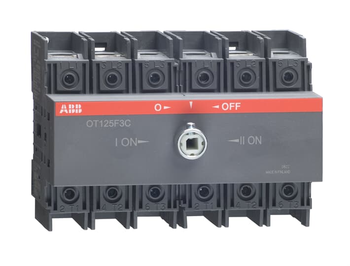 1SCA105037R1001 OT125F3C CHANGE - OVER SWITCH
