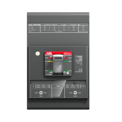 1SDA068092R1 ABB XT4N 250 Moulded Case Circuit Breaker (MCCB), TMD 250 - 2500 3P - Gabby Electric