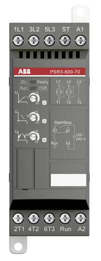 1SFA896103R7000 PSR3 - 600 - 70 Softstarter - 3.9 A - 208 ... 600 V AC - Gabby Electric