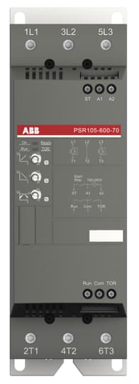 1SFA896115R7000 PSR105 - 600 - 70 Softstarter - 105 A - 208 ... 600 V AC - Gabby Electric