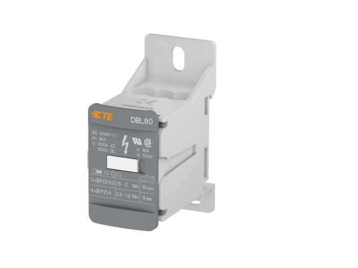 1SNL308010R0000 ABB DBL80 distribution block 80A 1.5kV grey