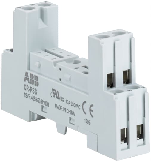 1SVR405650R1000 CR - PSS Standard socket for 1c/o or 2c/o CR - P relays - Gabby Electric