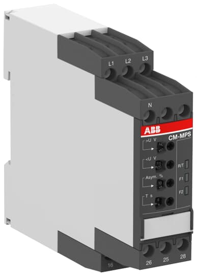 1SVR730884R3300 CM - MPS.41S Three - phase monitoring relay 2c/o, 0,0.1 - 30s, L1 - L2 - L3=3x300 - 500VAC - Gabby Electric